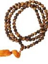 100% Original Sanskarit Tiger Eye Mala Natural Crysta Stone 108 beads