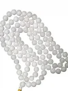 100% Energized Lab Certified White Hakik Mala108 beads
